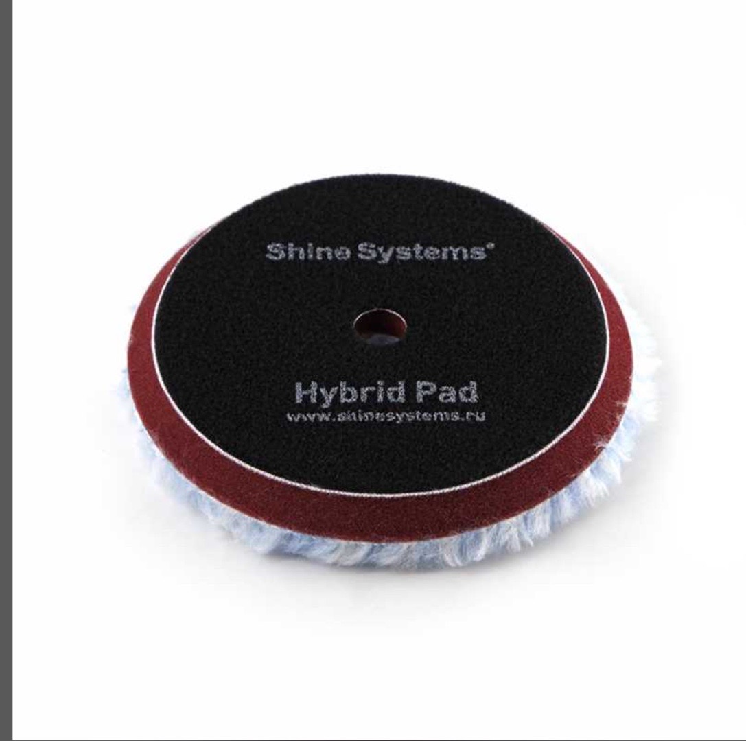Shine Systems Hybrid Pad - гибридный полировальный круг, 130 мм, Душанбе