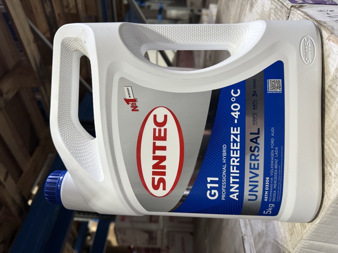 Sintec Antifreeze Universal G11 blue -40, Душанбе