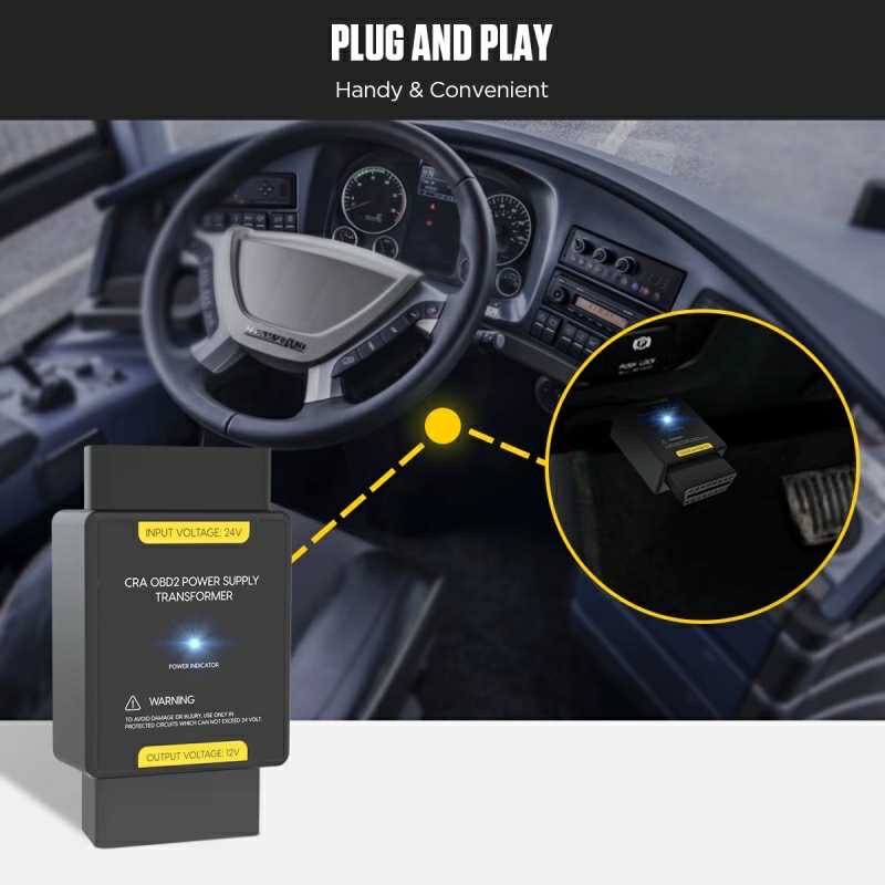 Переходник питания с разъёмом OBD 24-12V launch Avtel thinkcar XTOOL OBDSTAR, Душанбе