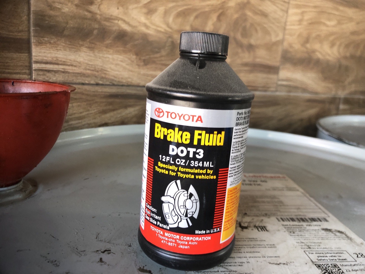 тормозная жидкость Toyota Brake Fluid DOT-3, Душанбе
