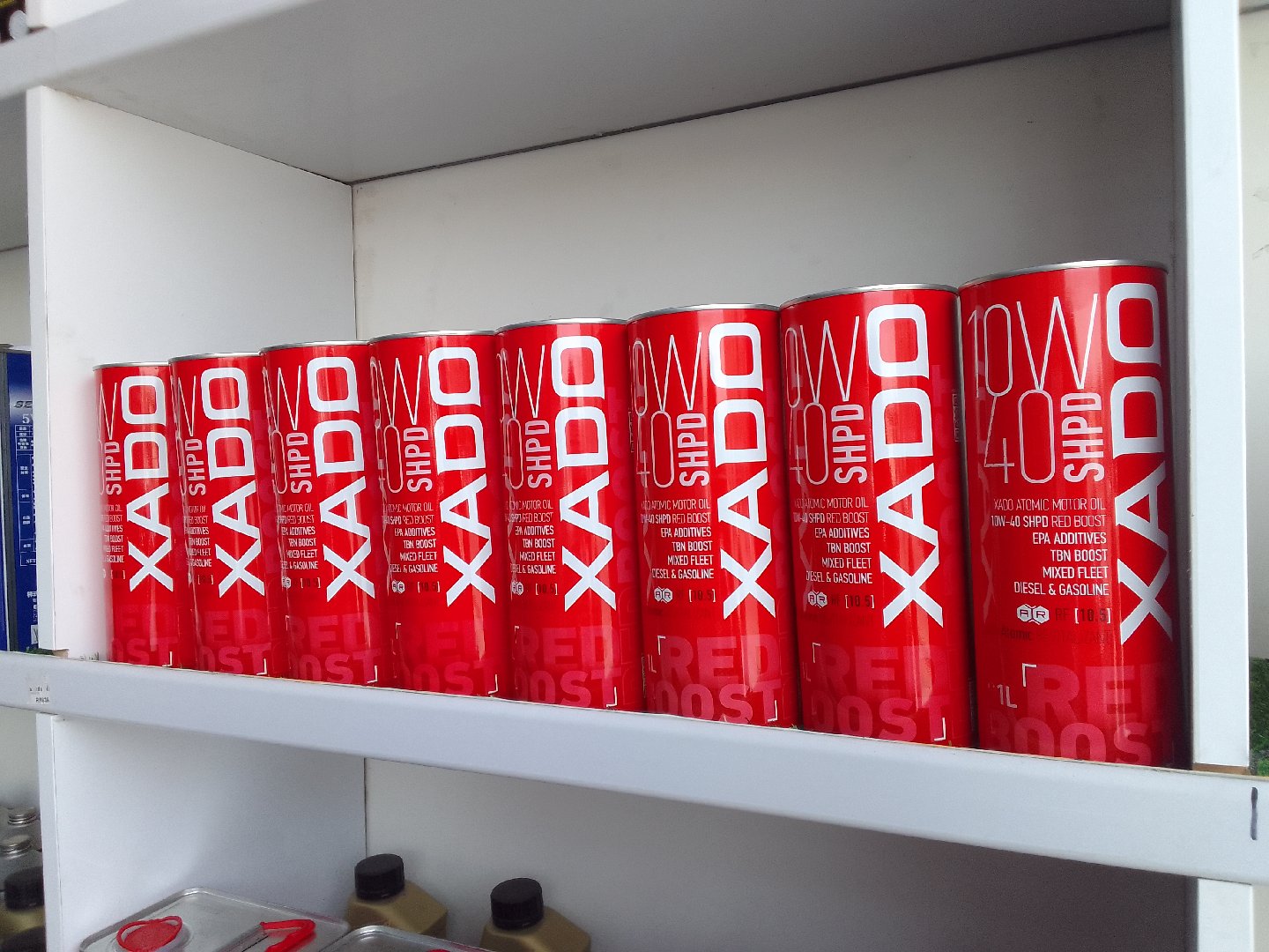 XADO ATOMIC Oil 10w40 SHPD Red Boost, Душанбе