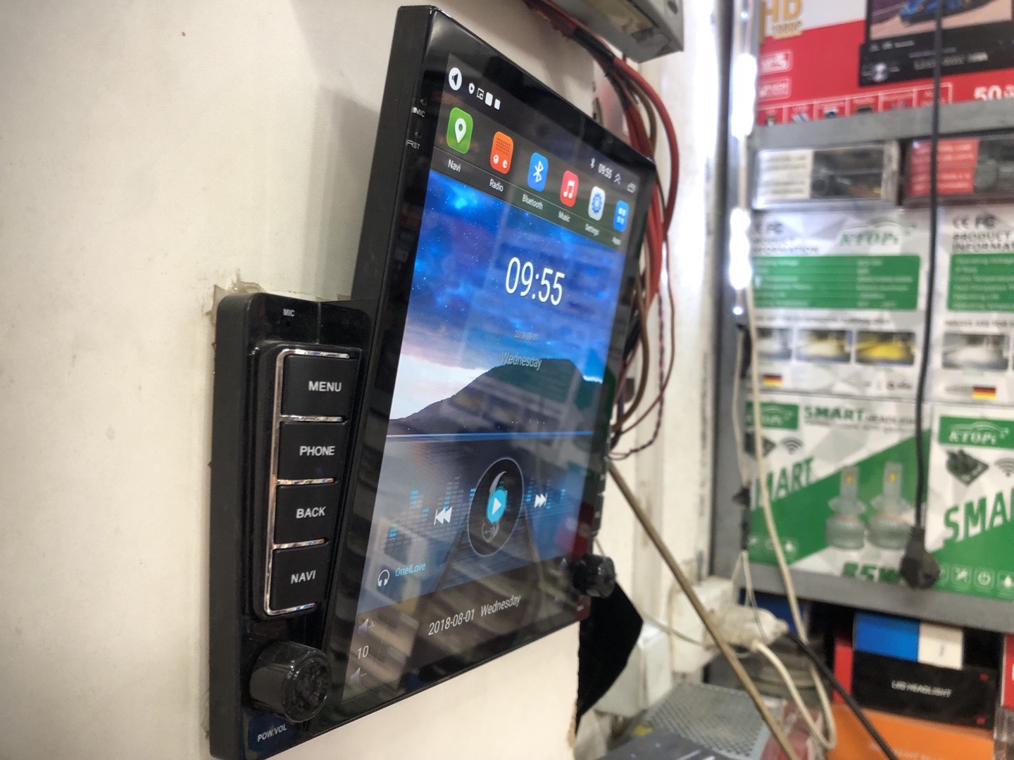 монитори Android (Tesla-style, Душанбе