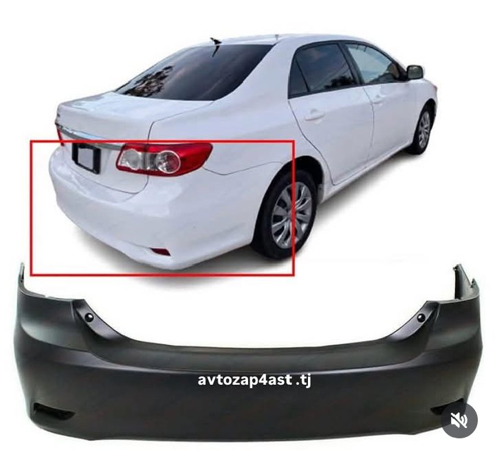 Задний бампер TOYOTA COROLLA XL, Душанбе