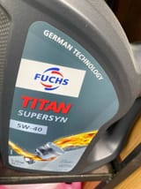 Моторное масло Fuchs Titan Supersyn 5W-40 — фото 3 из 6
