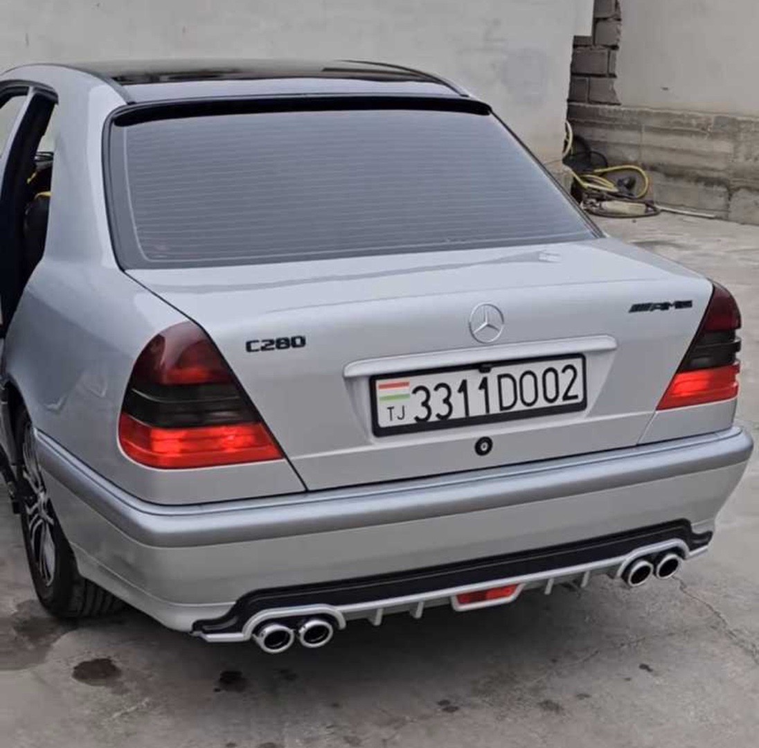 Универсальный диффузор на задний бампер Mercedes Benz w202, Душанбе