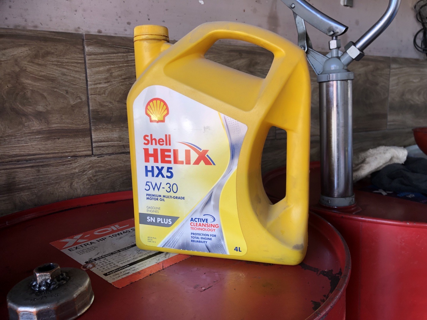моторное масло Shell Helix HX5 5W-30, Душанбе