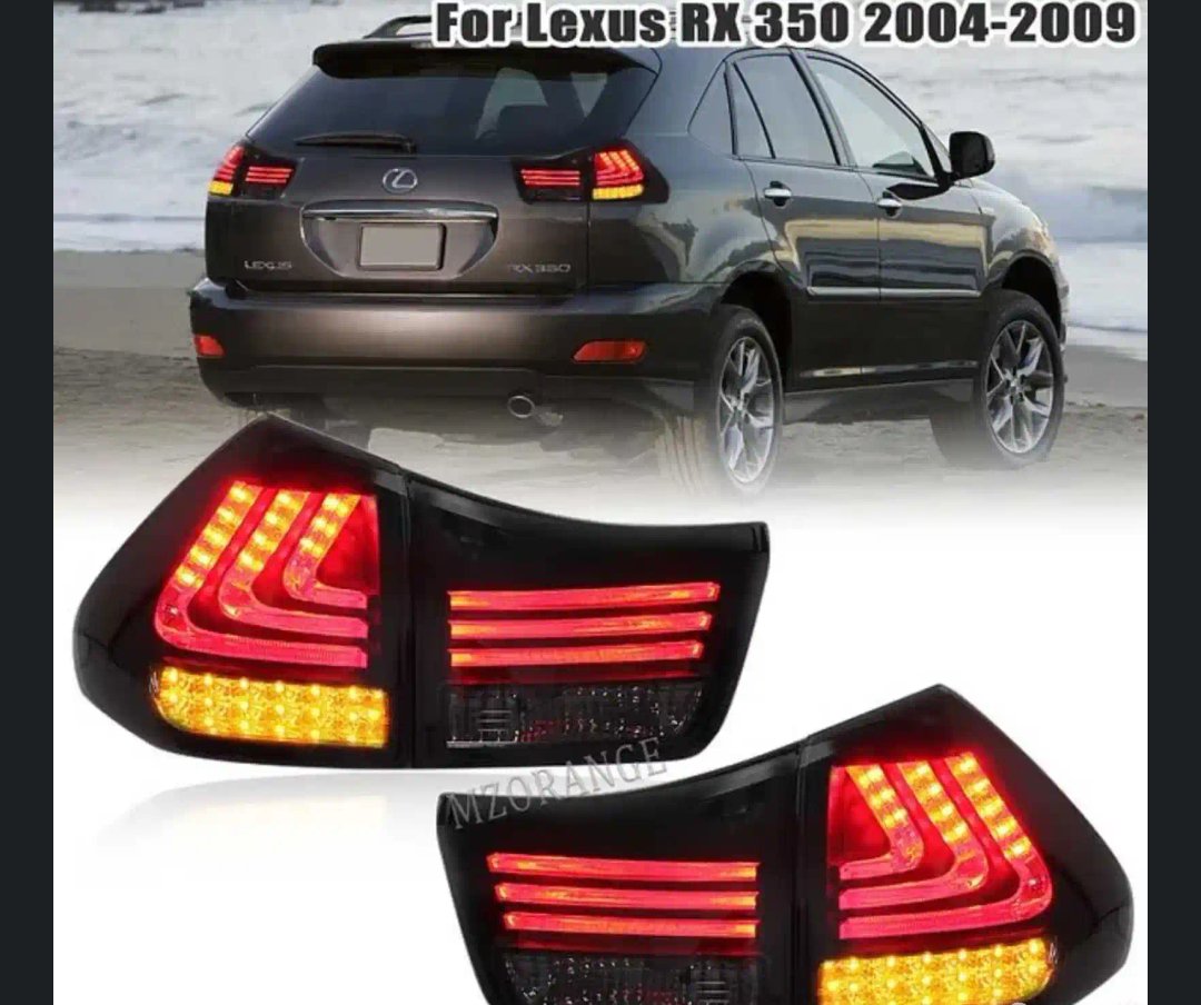 Задние стоп фары черные на Lexus RX330/350/400h, Душанбе