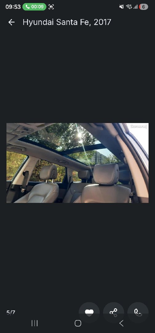 Hyundai Santa Fe, 2017, Душанбе