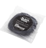 Shine Systems Black Wool Pad - полировальный круг из черного меха, 130 — фото 1 из 2