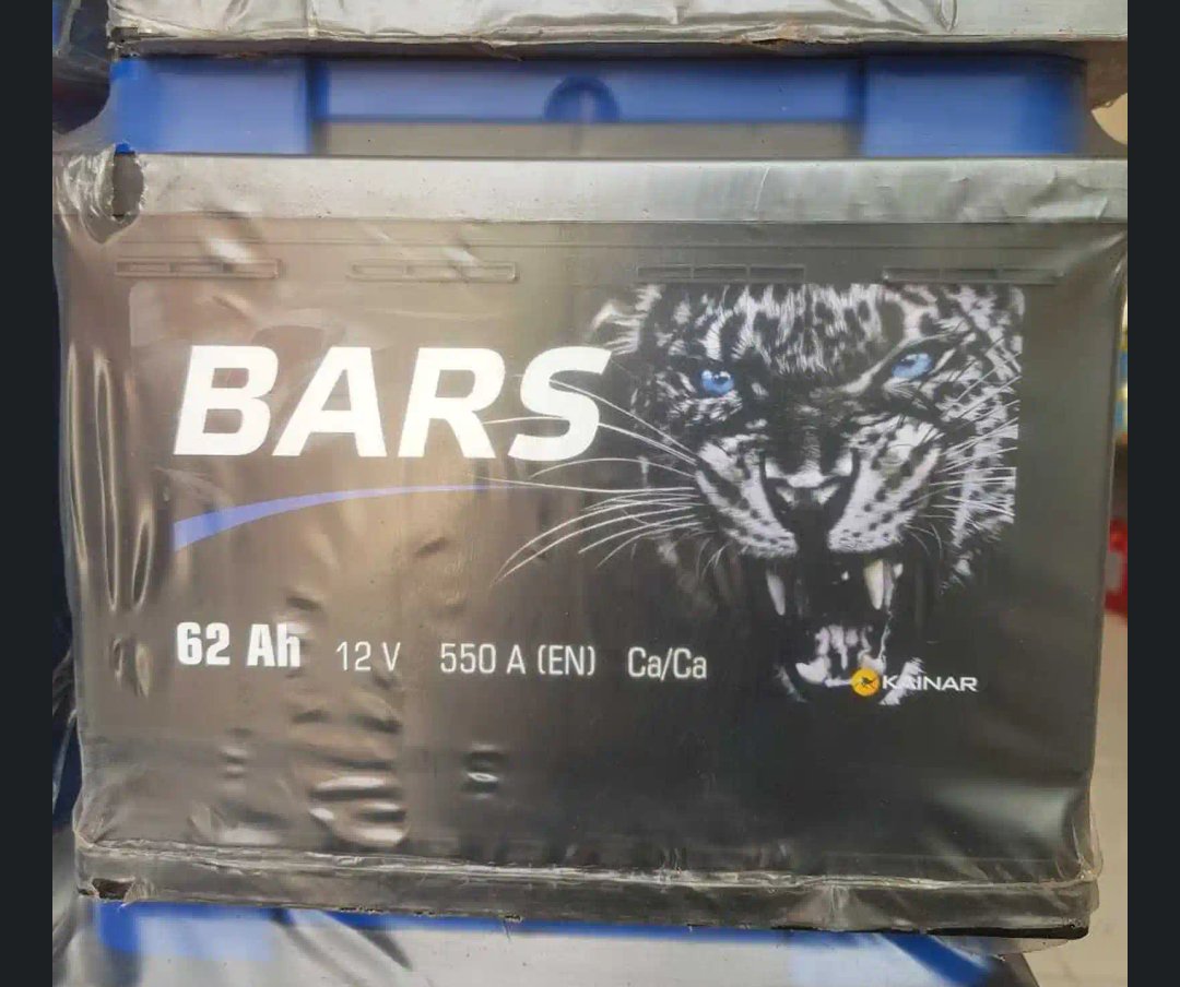 Аккумулятор Bars 62Ah, Душанбе