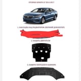 Защитник двигателя для Hyundai Sonata — фото 3 из 3