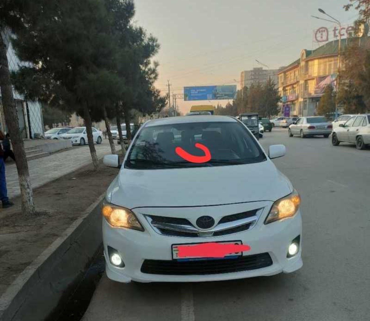 Лобовое стекло от Toyota Corolla, Душанбе
