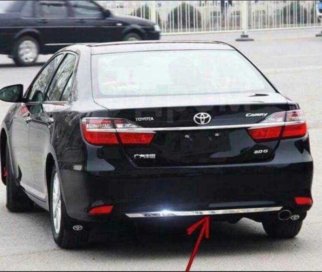 Хром на задний Бампер от Toyota Camry 5, Душанбе