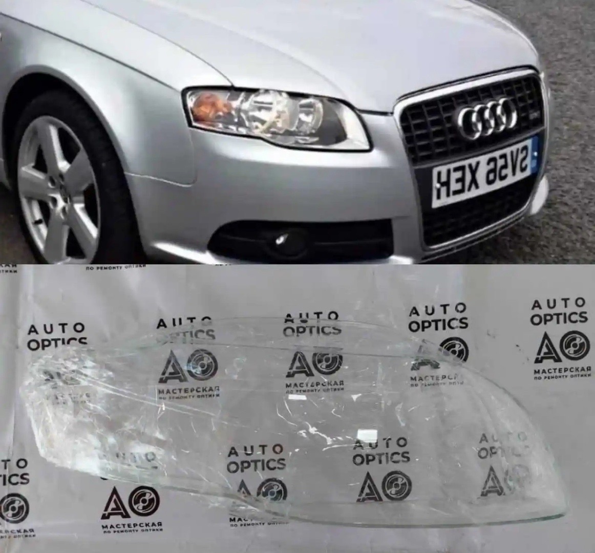 Стекло фар Audi A4, Душанбе
