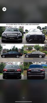 Обвес на Mercedes Benz E class — фото 1 из 2