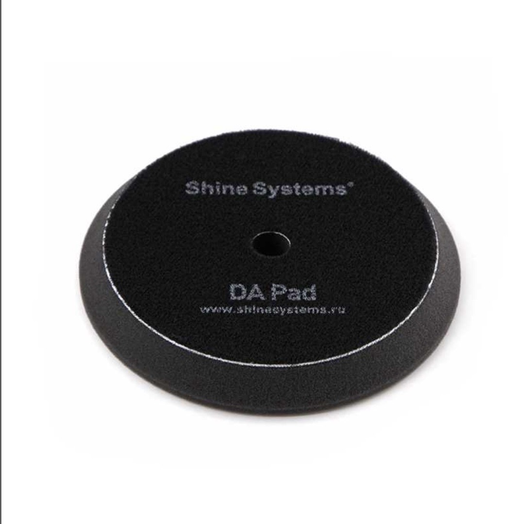 Shine Systems DA Foam Pad Black - полировальный круг ультрамягкий черный, 130 мм, Душанбе