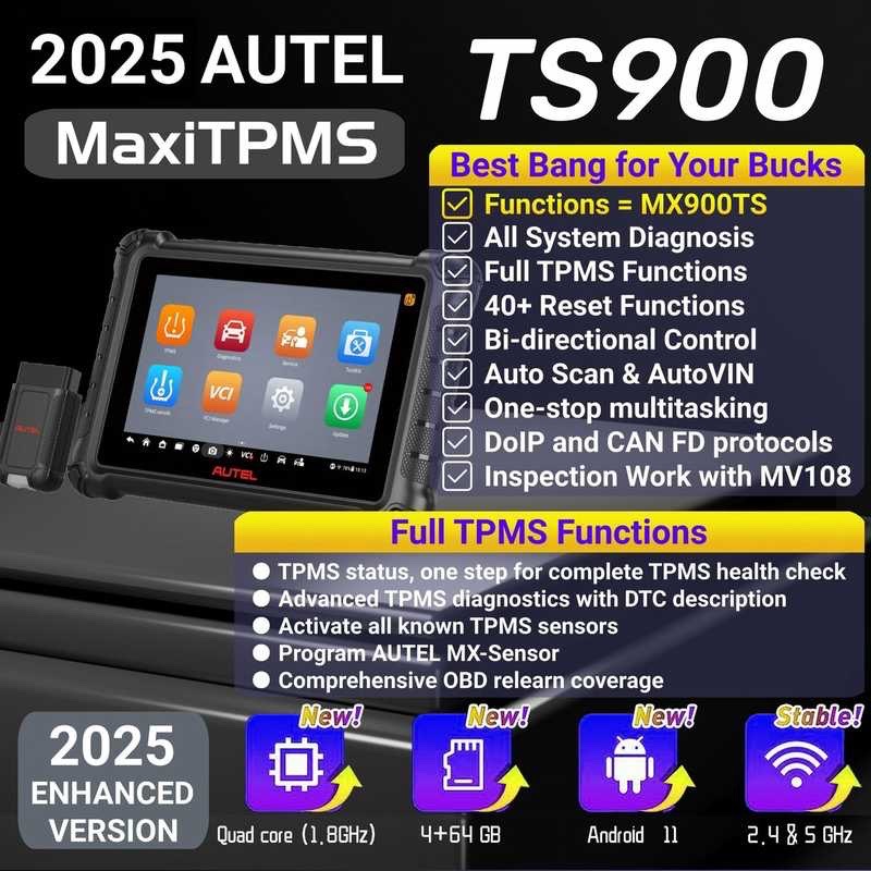 Autel MaxiTPMS TS900, Душанбе