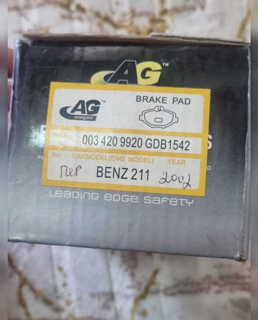 Передние тормозные колодки AG для Mercedes Benz W211, Душанбе