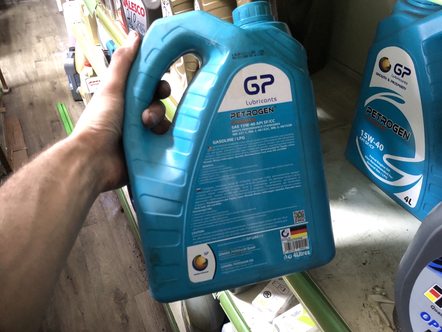 GP Petrogen Standard 15W-40, Душанбе