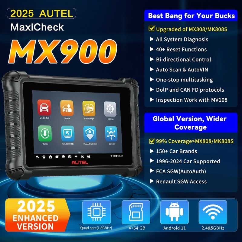 Расширенный сервисный аппарат Autel MaxiCheck MX900 OBD2, Душанбе