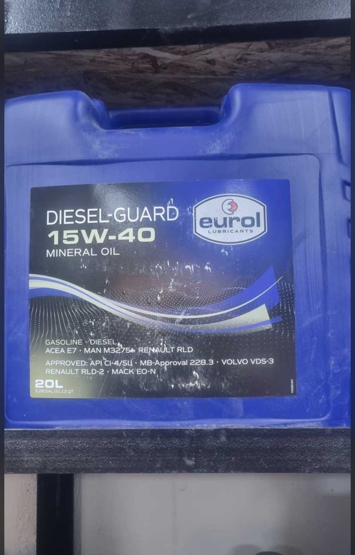 Масло Eurol Diesel - Guard 15/40/20l, Душанбе