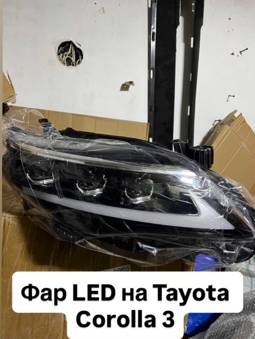 Передние фары на Toyota Corolla 3, Душанбе