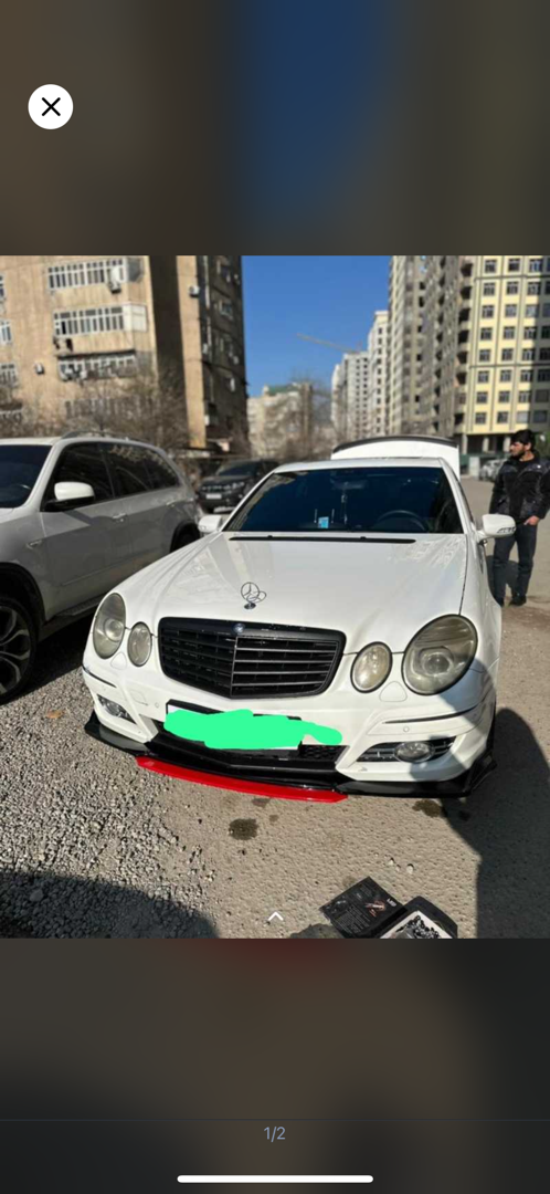 Универсальная губа на Mercedes Benz W211, Душанбе