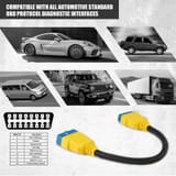Кабель-удлинитель 36 см OBD2 launch thinkcar XTOOL OBDSTAR Avtel — фото 5 из 5
