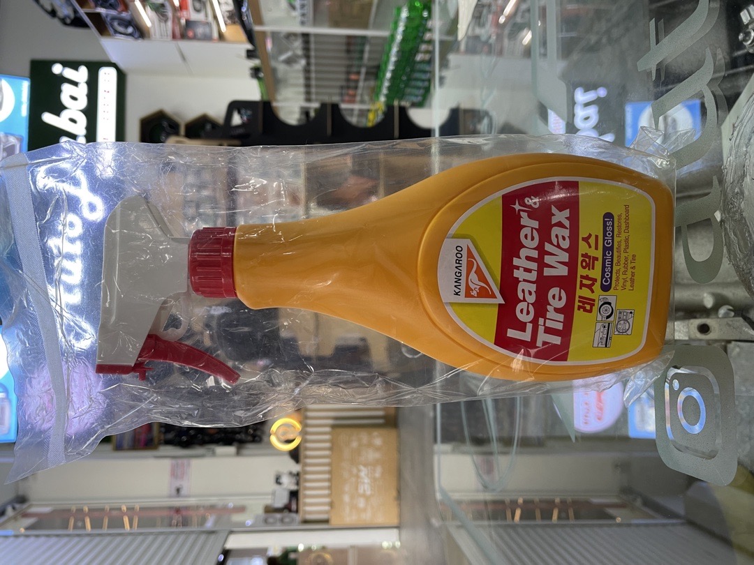 Полироль для кожи и шин спрей Kangaroo Leather & Tire Wax, Душанбе