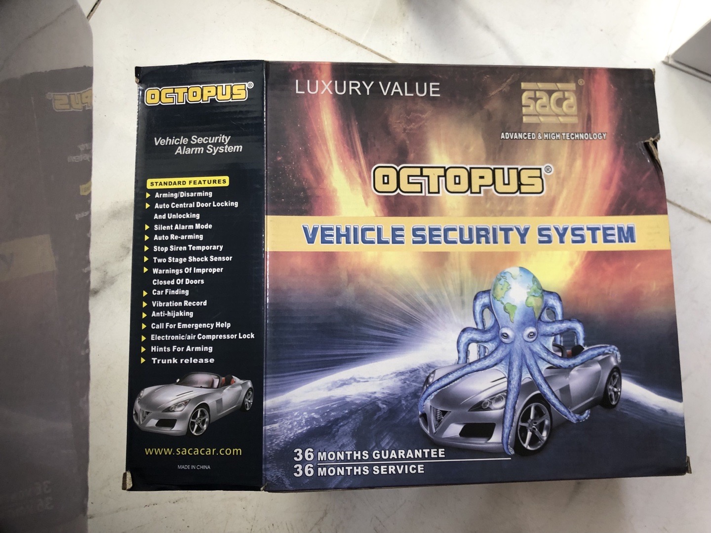 Автосигнализация OCTOPUS, Душанбе