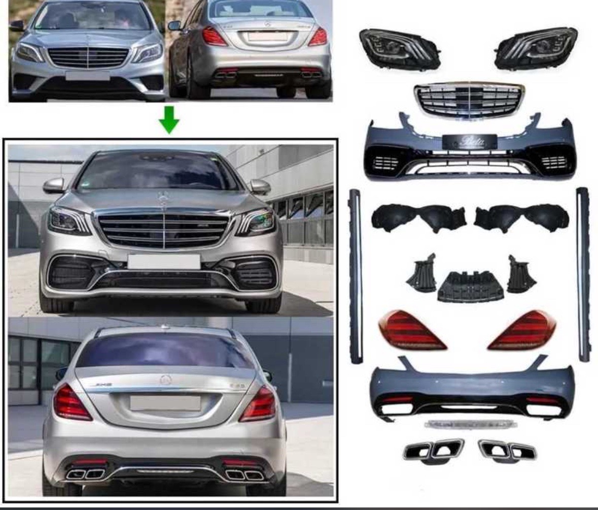 Обвес Mercedes Benz W222, Душанбе