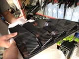 Декоративные жалюзи на задние форточки (Carbon Style) — фото 2 из 2