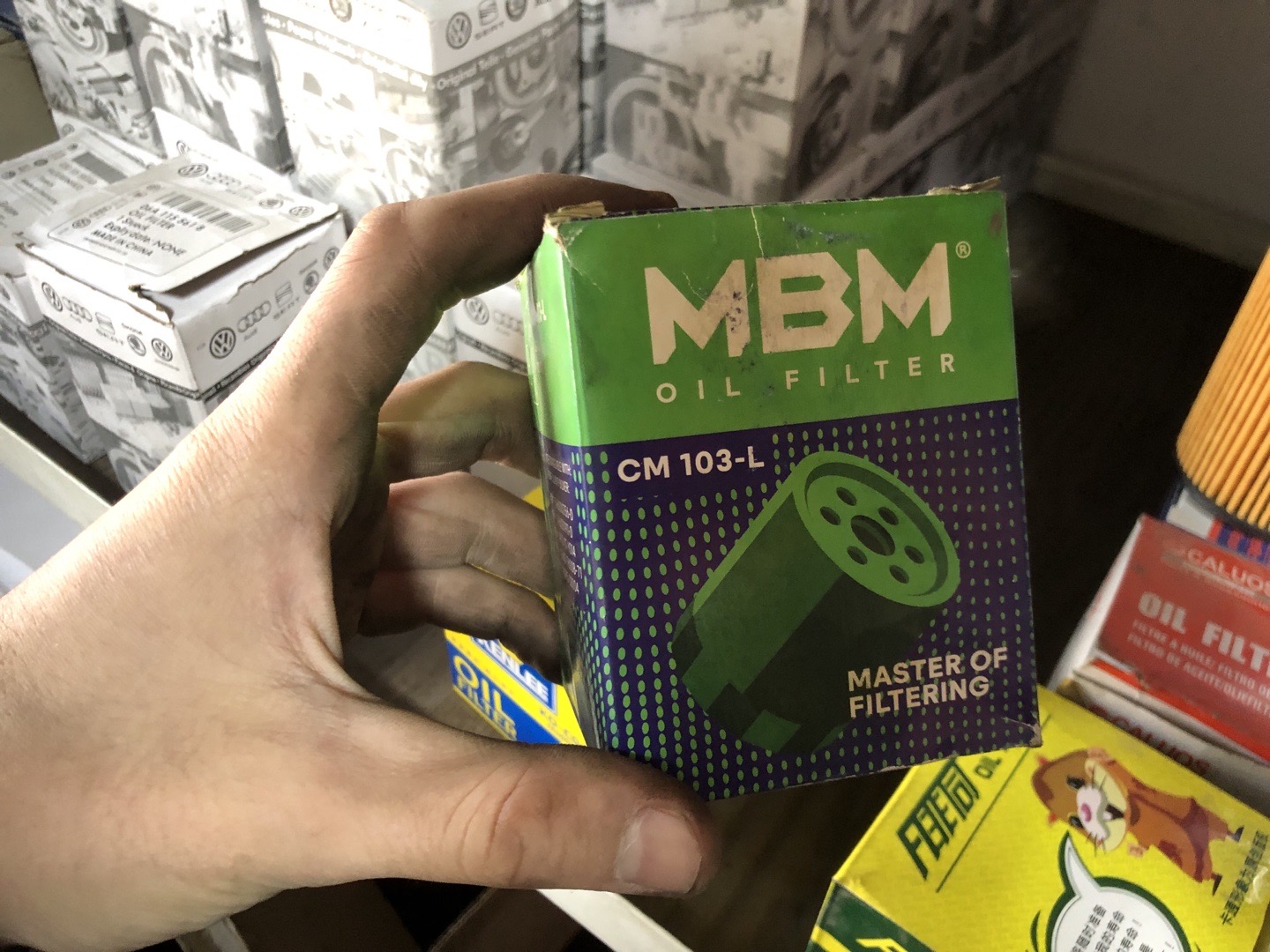 масляный фильтр бренда MBM, Душанбе