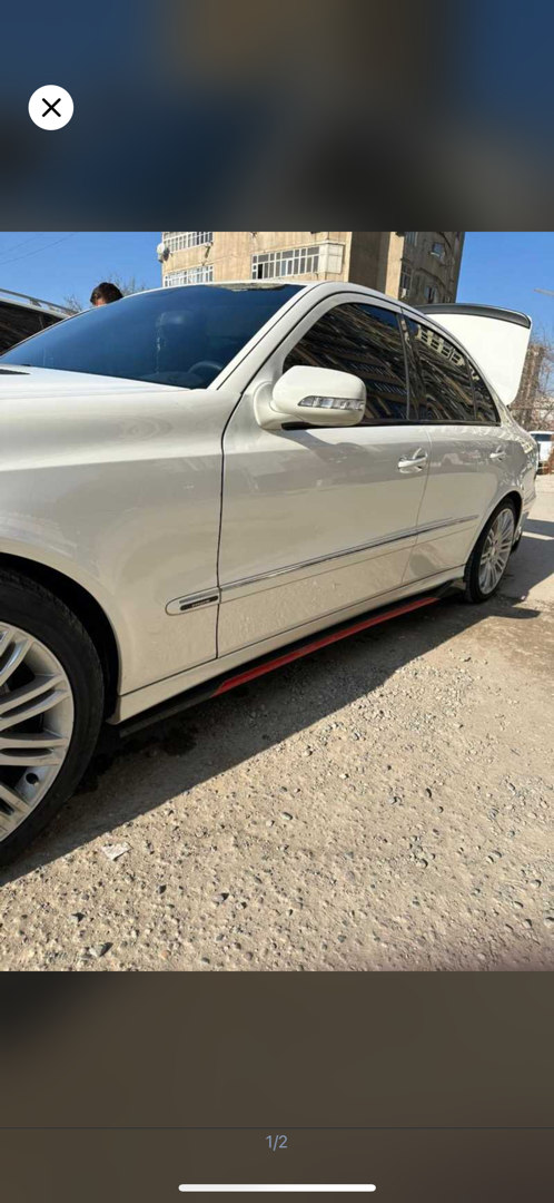 Универсальнын пороги на Mercedes Benz W211, Душанбе