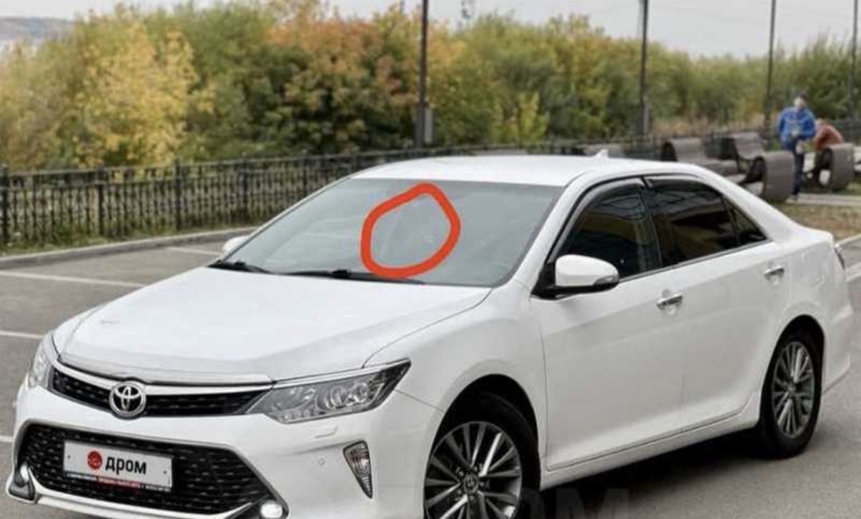 Лобовое стекло на Toyota Camry 5, Душанбе