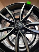 Диски литые R17 Toyota Sport-Style Black Machined — фото 2 из 2