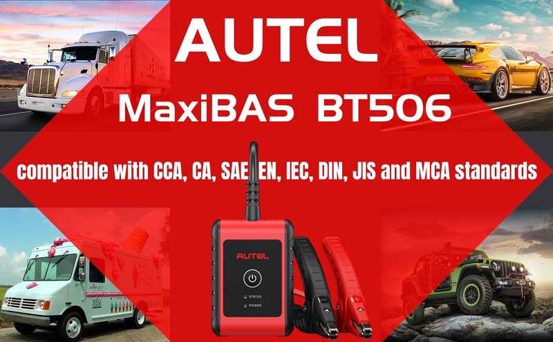 Анализатор Autel MaxiBAS BT506, Душанбе