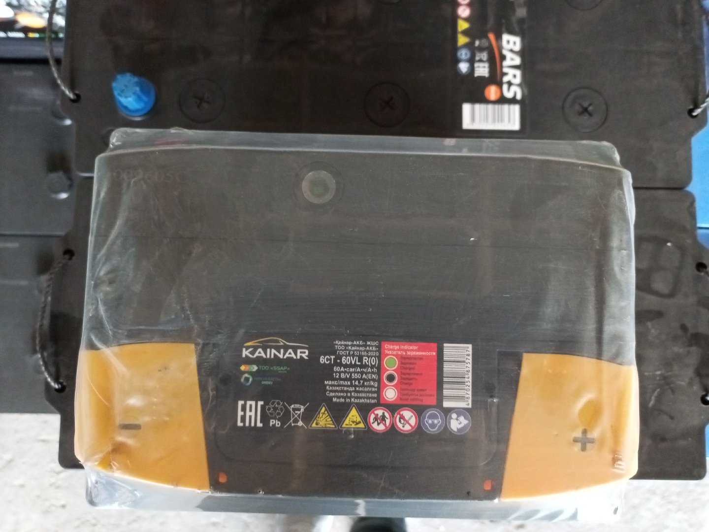 Аккумулятор Kainar 60A, Душанбе