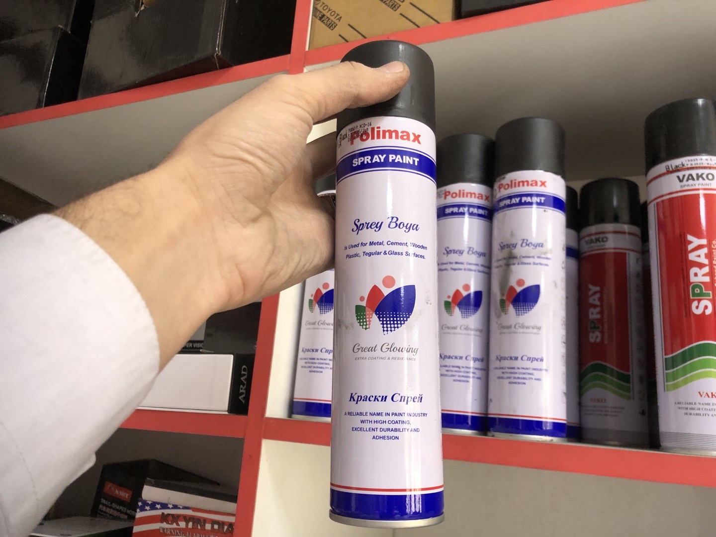 Polimax Spray Paint (Matte Black), Душанбе