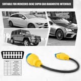 Кабель-удлинитель 42 см 38pin Benz launch thinkcar Xtool autool Obdstar — фото 6 из 6