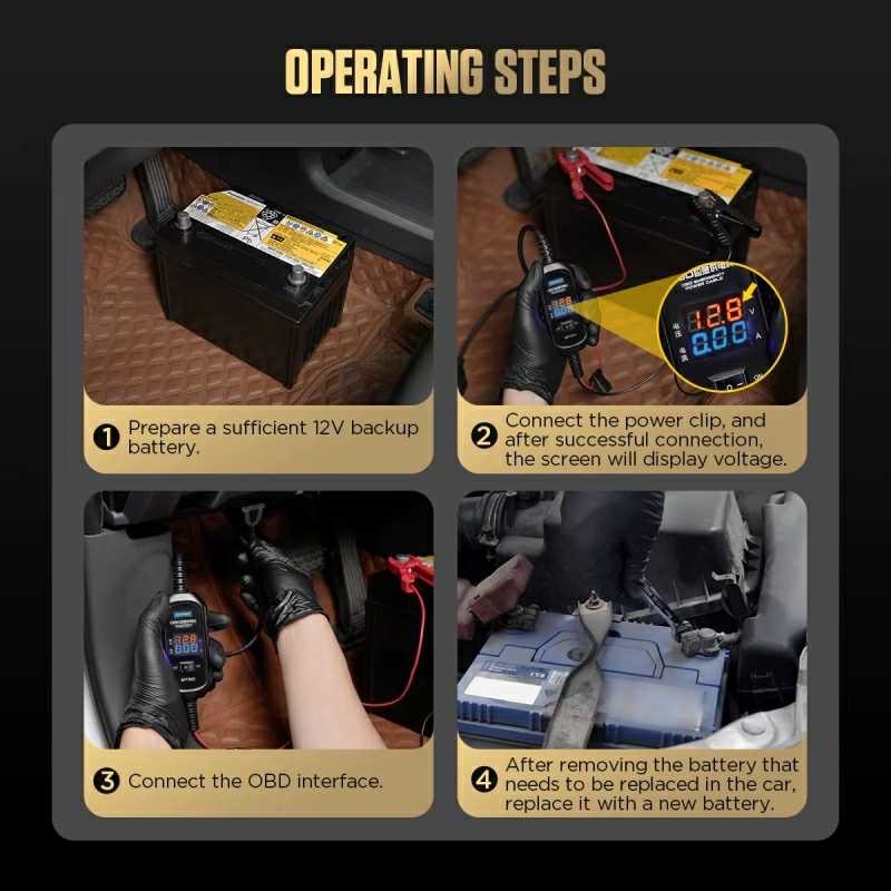 Кабель аварийного питания через OBD launch thinkcar Avtel Xtool Obdstar, Душанбе