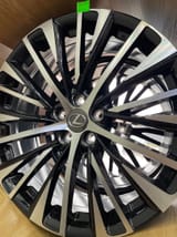 Диски литые R20 Lexus Multi-Spoke Black Machined — фото 2 из 2