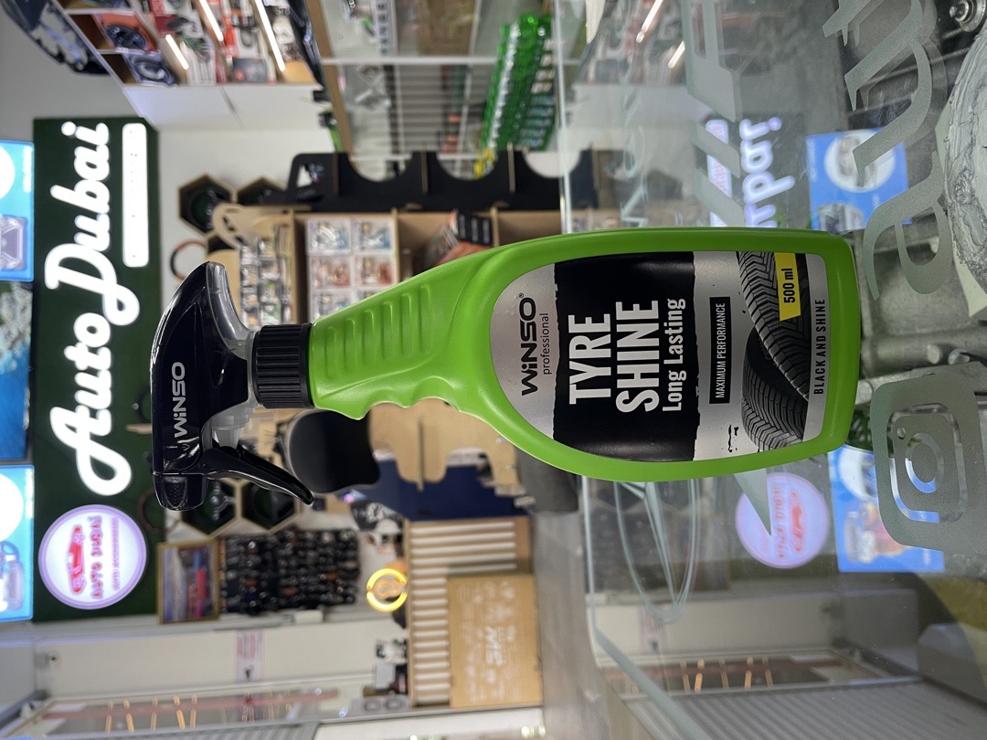Полироль для шин Long Lasting спрей Winso Tyre Shine, Душанбе