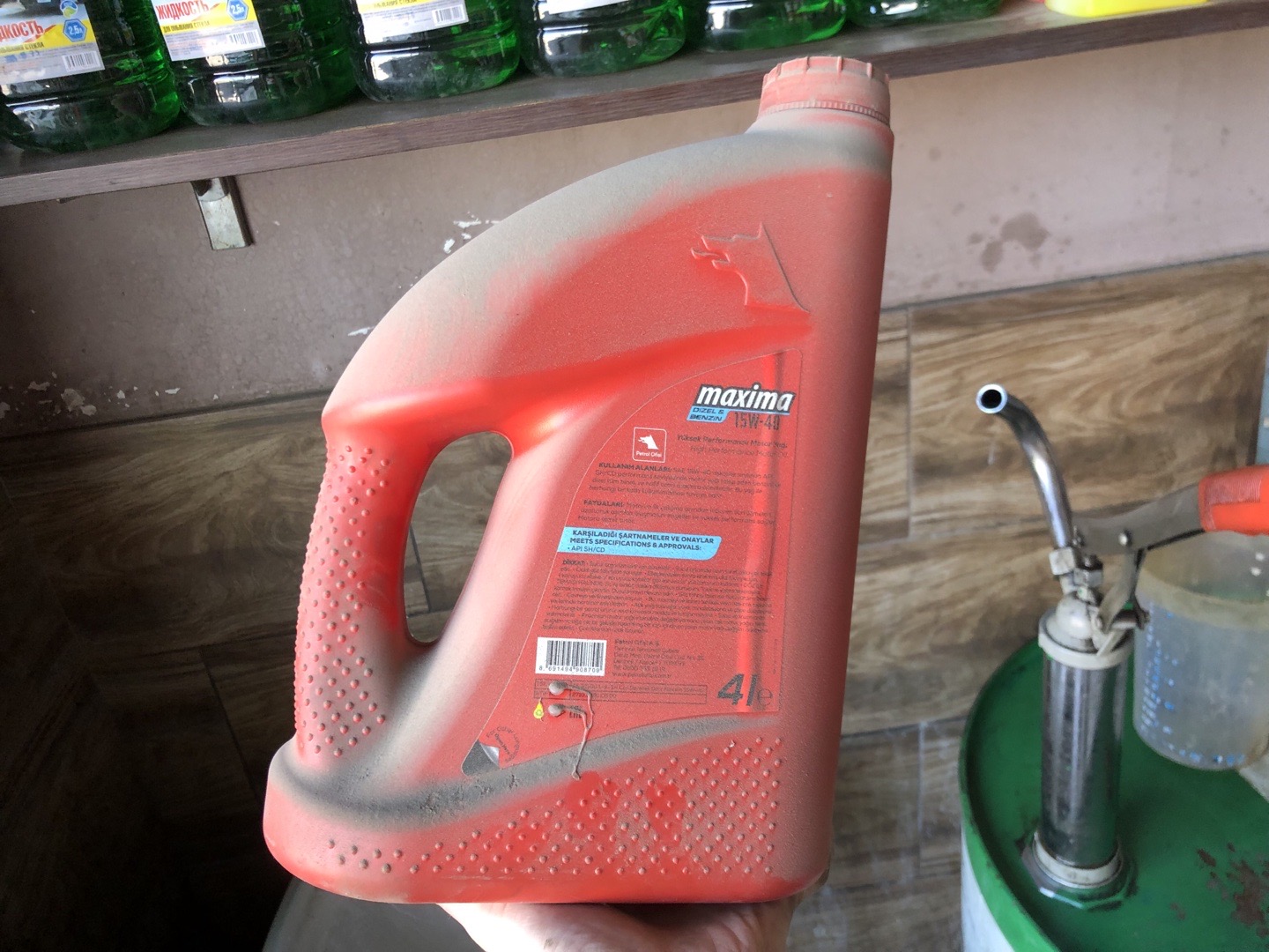 моторного масла Petrol Ofisi., Душанбе