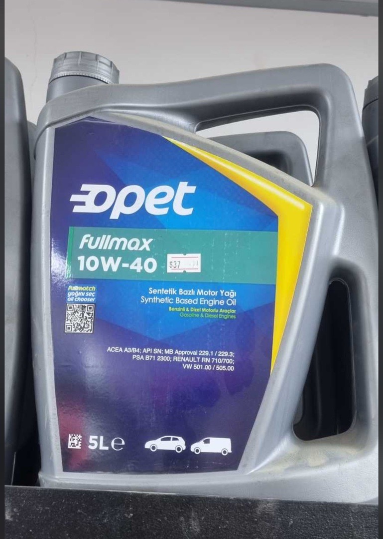 Масло Opet 10/40 5L, Душанбе