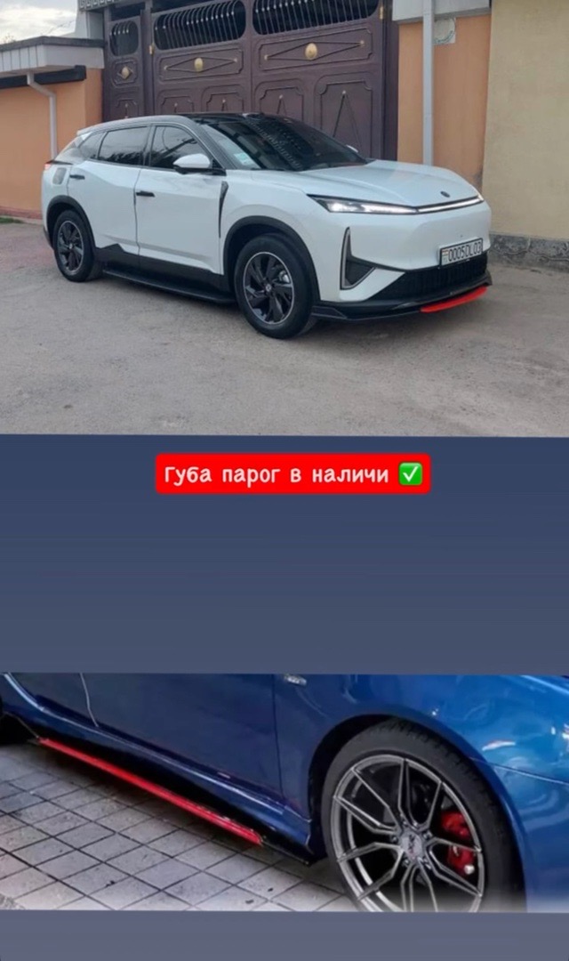 губа Парог дифузор универсалний тюнинг, Душанбе