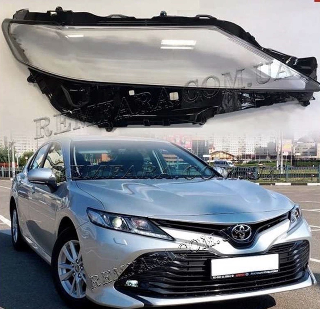 Правое стекло фар от Toyota Camry 6 2018, Душанбе
