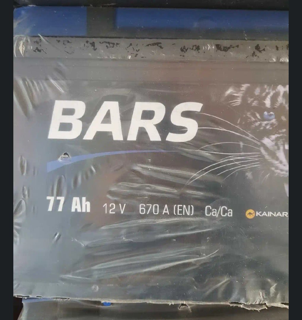 Аккумулятор Bars 77 Ah, Душанбе