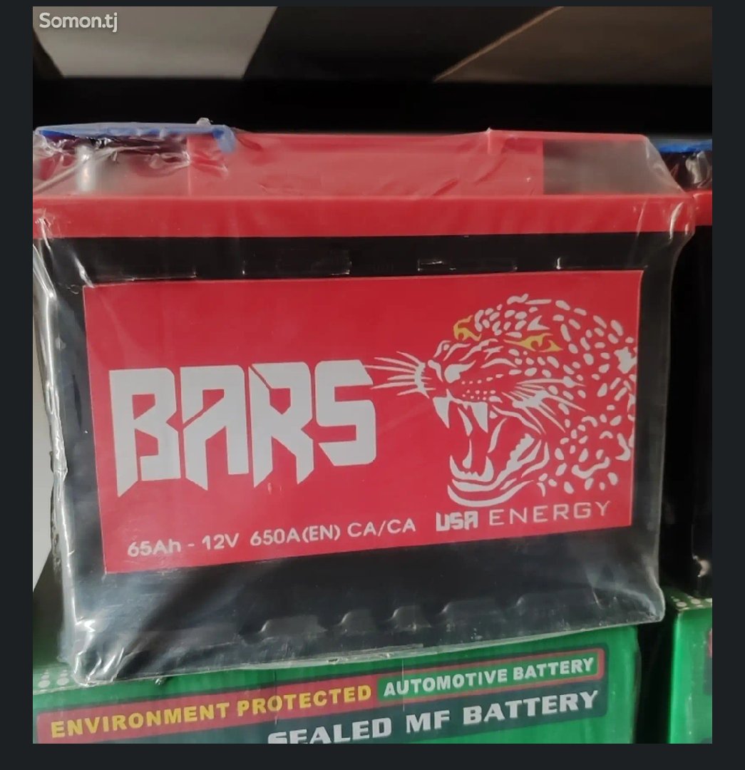 Аккумулятор Bars 65 a'h, Душанбе