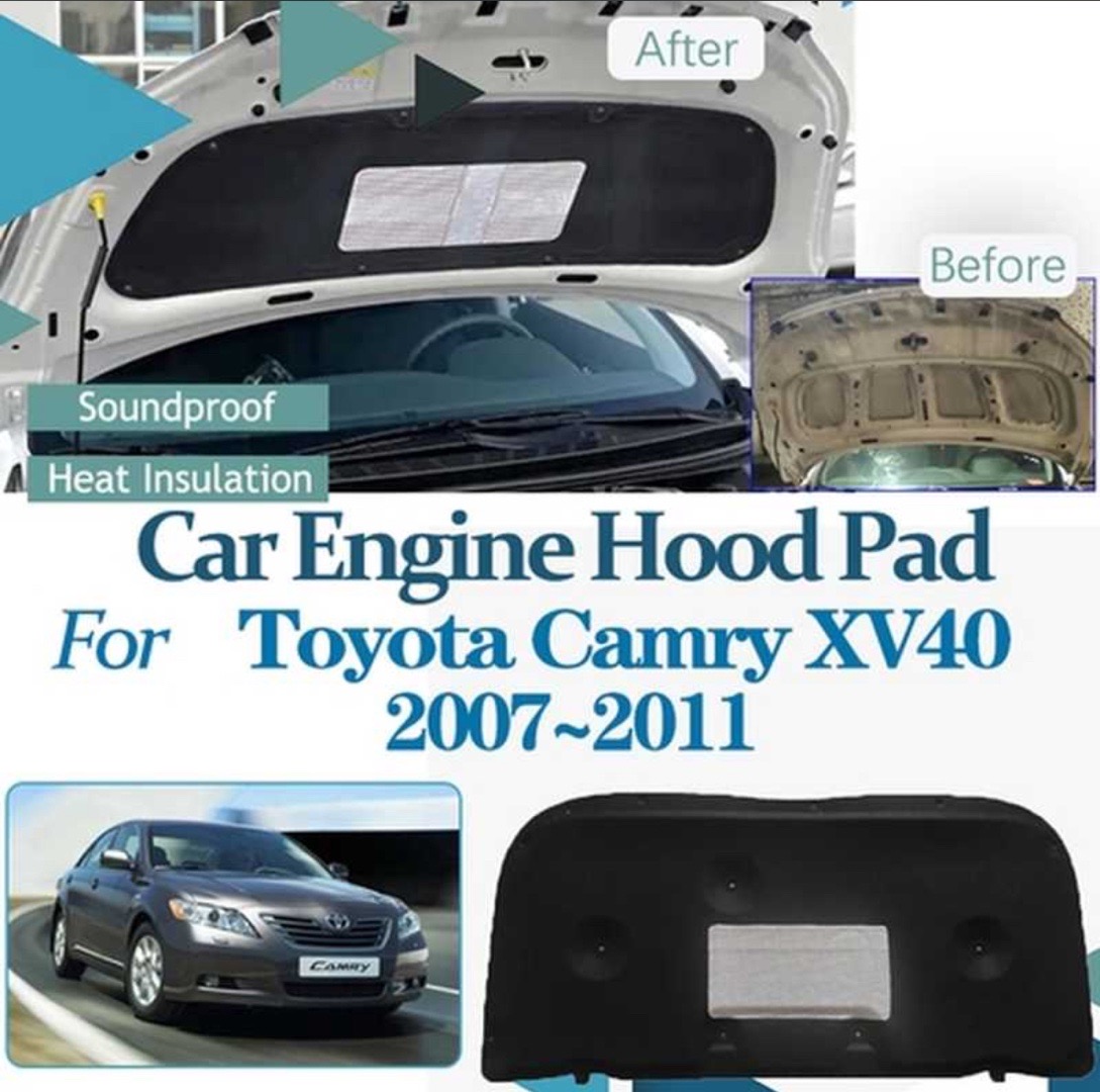 Шумоизоляция капота от Toyota Camry 2, Душанбе